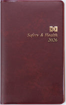 2026年版 安全衛生手帳(赤茶)