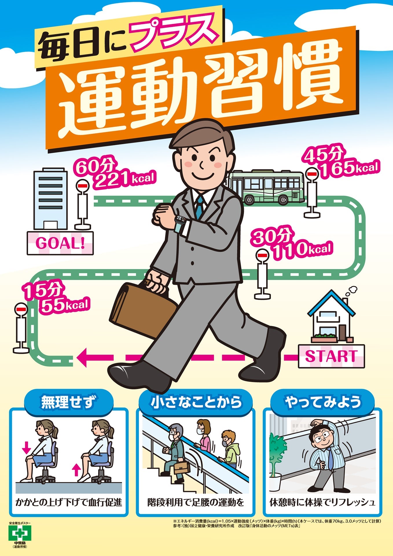 ［デジタル版］安全衛生ポスター（運動習慣）
