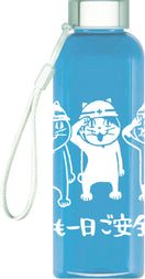クリアボトル（仕事猫・青）